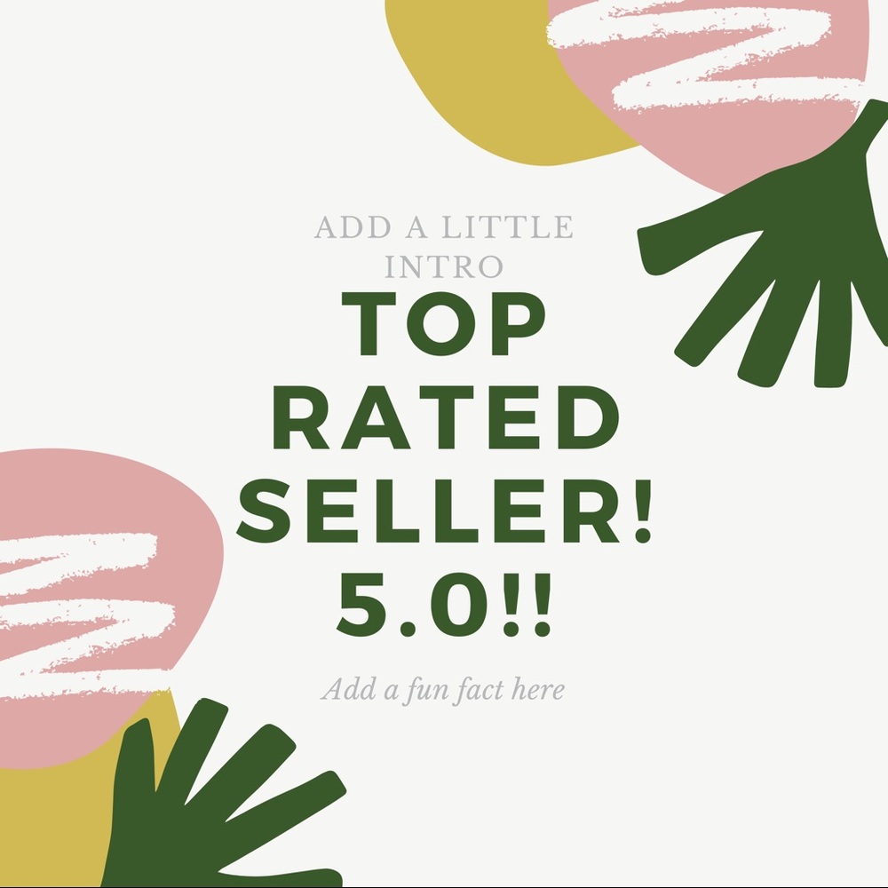 Thank you lovely customers for my 5.0!!
